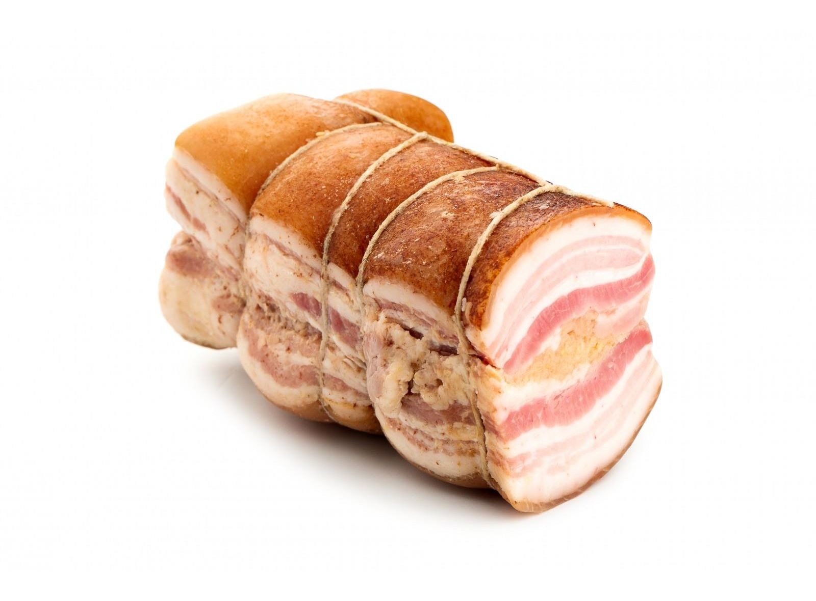 Сало Хуторское копченое Заповедные Продукты ~ 1.4-1.6 кг в шт